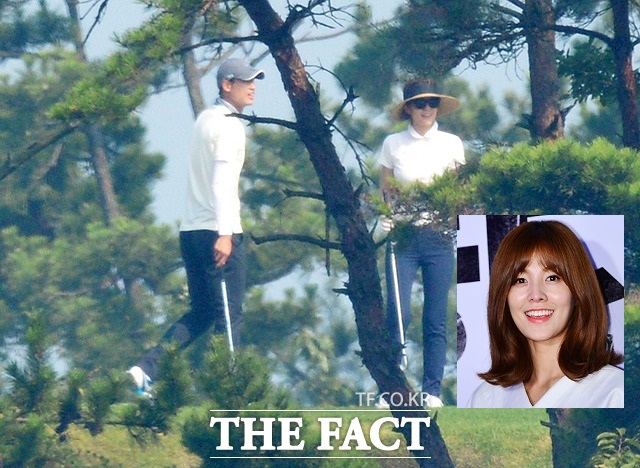 축구선수 정조국-배우 김성은 부부. 지난달 28일 누리꾼 B 씨는 한 온라인 커뮤니티에 출산 후 박수진의 절친한 친구(운동선수 부인)와 같은 시기 산후조리원에 있었다는 사실을 밝히며 장문의 글의 게재했다. /더팩트 DB
