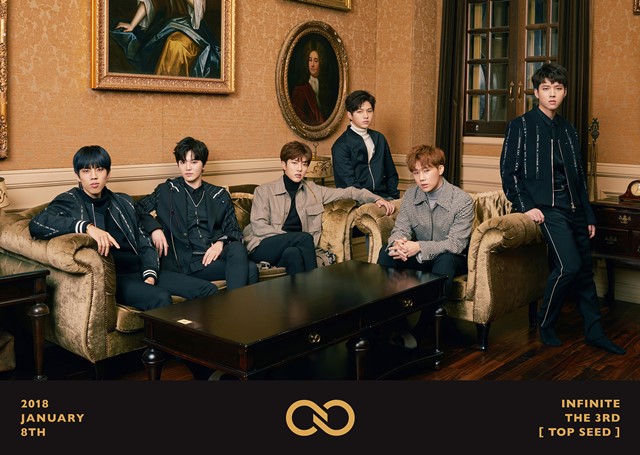 정규 3집으로 돌아온 그룹 인피니트. 인피니트는 8일 오후 6시 정규 3집 탑시드를 발매하고 타이틀곡 텔미로 음악 팬을 만났다. /울림엔터테인먼트 제공