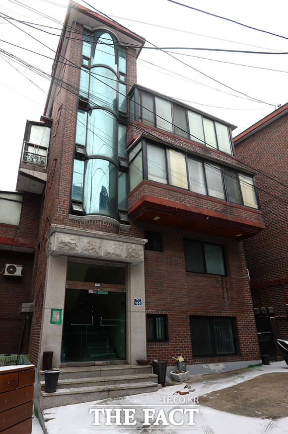 박 열사가 살았던 하숙집 건물 터. 현재는 원룸이 들어섰다.