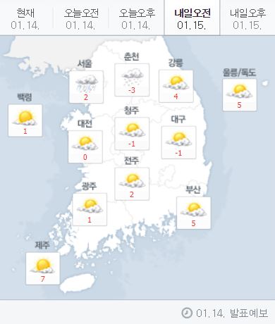 15일 서울과 수도권은 미세먼지에 유의해야 한다./네이버날씨 캡처