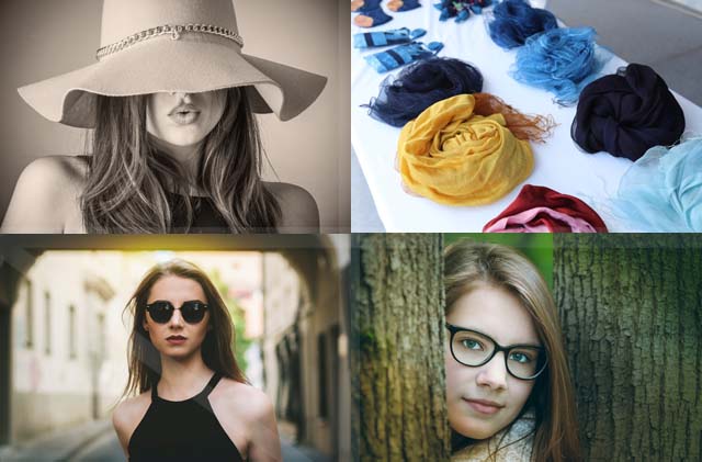미세먼지를 피하는 패션 아이템으로 니트 종류가 아닌 모자와 머플러, 마스크, 선글라스와 안경 등이 있다./pixabay