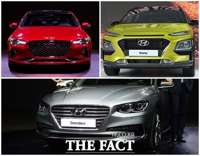 현대자동차는 지난해 국내 시장에서 그랜저의 판매 호조와 코나, 제네시스 G70의 신차 효과에 힘입어 전년 동기 대비 4.6% 늘어난 68만8939대를 판매했다.