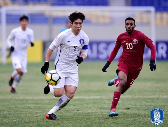 김봉길 감독이 이끄는 한국 U-23 대표팀이 카타르와 3,4위전에서 0-1로 패하며 4위로 그쳤다./대한축구협회 제공
