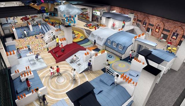 유통업계가 영·유아와 어린이를 동반한 고객들을 잡기 위해 복합문화공간 마련에 적극적으로 나서고 있다. 사진은 스타필드 고양점에 들어선 체험시설 루프러쉬. /신세계 제공