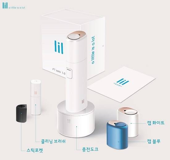 KT&G는 14일부터 충전도크·캡·스틱포켓·클리닝브러시 등 릴 액세서리와 소모품을 서울 지역 100개 GS25에서 판매한다. /KT&G 제공