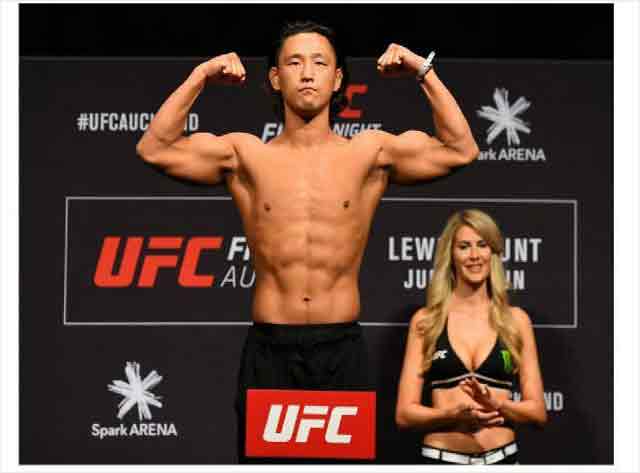 김동현이 11일 호주 퍼스에서 열린 UFC 221에서 다미엔 브라운을 상대로 판정승을 거두며 UFC 통산 5전3승2패를 기록하게 됐다. /UFC