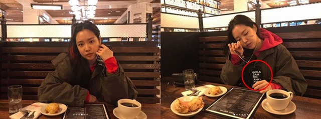 페미니스트? 손나은 논란 . 그룹 에이핑크 멤버 겸 배우 손나은은13일 인스타그램에 핸드폰 케이스가 담긴 사진을 게재했다가 논란의 중심에 섰다. /손나은 인스타그램