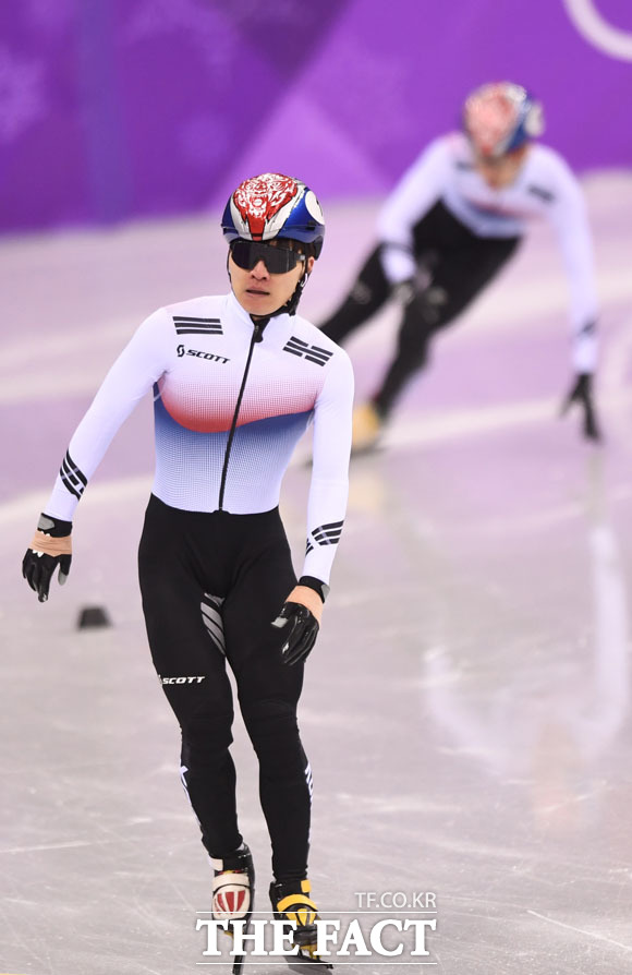 서이라가 17일 오후 강릉아이스아레나에서 열린 2018 평창동계올림픽 쇼트트랙 남자 1000m 결선에서 1분31초619를 기록하며 동메달을 차지했다. /임영무 기자