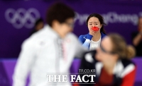 [TF포토] '마지막 경기' 이상화, 눈물의 은메달
