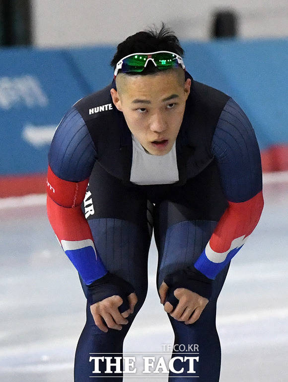 모태범은 차민규·김준호와 함께 19일 스피드스케이팅 남자 빙속 500m에 출전한다. /임영무 기자