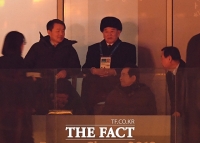 [TF포토] 평창올림픽 폐회식 찾은 김영철 부위원장