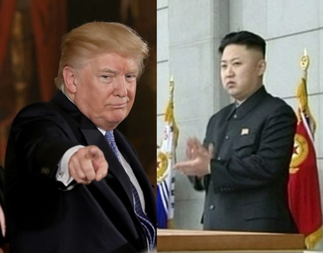 도널드 트럼프 미국 대통령의 화염과 분노 발언에 북한이 괌 포위 사격으로 응수한 가운데 북미간 갈등에 중국이 난처한 기색을 드러냈다. /게티이미지(왼쪽), 서울신문 제공