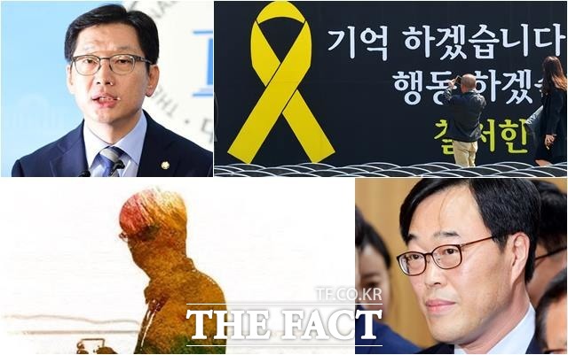 김경수, 김기식, 세월호, 드루킹 등의 정치 이슈들이 한 주간 정치권을 뜨겁게 했다. /더팩트DB