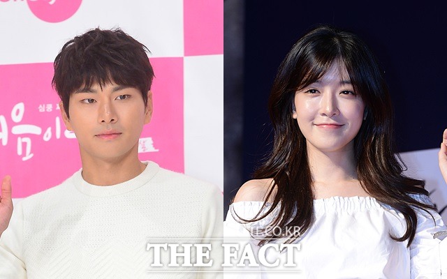 배우 이이경-정인선 커플. 이이경(왼쪽) 정인선 양 측은 지난달 17일 열애 사실을 공식적으로 인정했다. /더팩트 DB