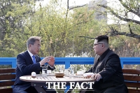 [남북정상회담] 배석자 없는 '남북정상 테이블 대화'