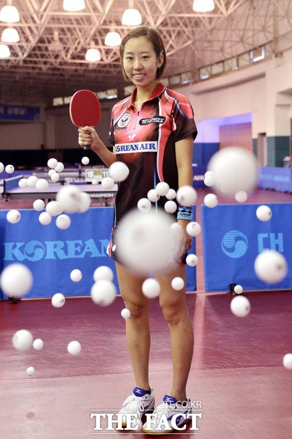 대한탁구협회는 3일 스웨덴 할름스타드에서 열리고 있는 국제탁구연맹 세계탁구선수권 여자단체전에서 남북한이 단일팀을 구성했다고 밝혔다. 사진은 한국 대표팀의 간판 양하은 선수 모습이다. /더팩트DB
