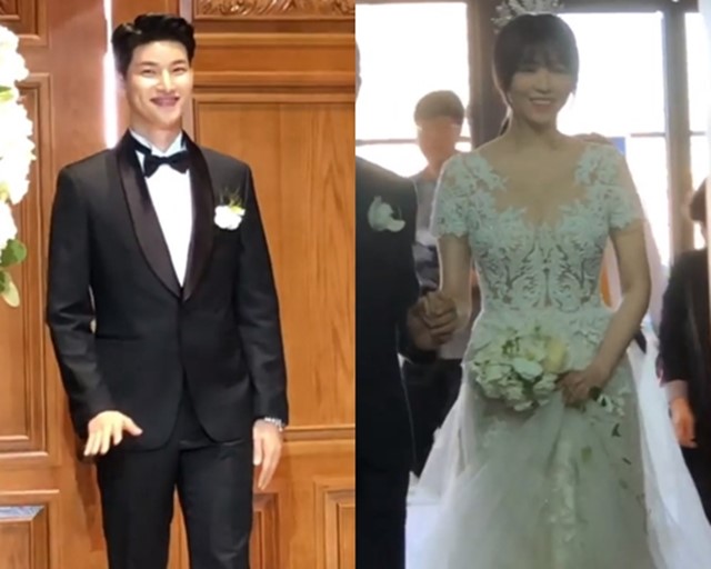 이날 노지훈 이은혜의 결혼식에 참석한 한아름 또한 두 사람의 결혼을 진심으로 축하했다. /한아름 인스타그램