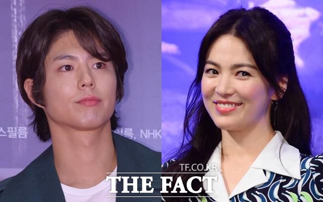 박보검(왼쪽)과 송혜교에 있어 남자친구는 지난 2016년 드라마 구르미 그린 달빛 태양의 후예 이후 2년 만의 작품이며, 특히 송혜교는 결혼 후 첫 드라마가 된다. /더팩트 DB
