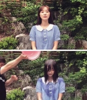  '오목소녀' 박세완, 아이스버킷 챌린지 참여 