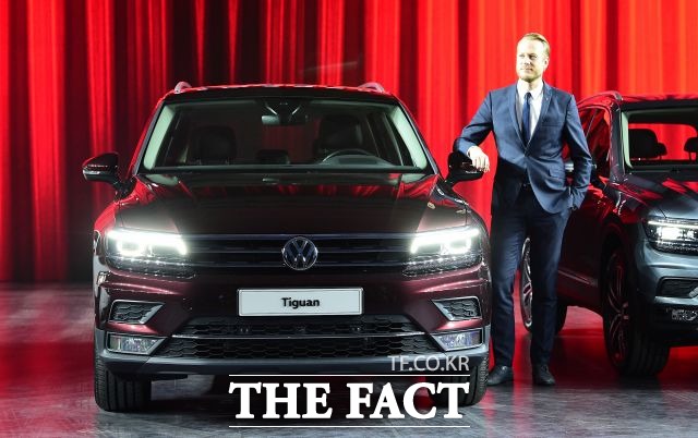 지난달 신형 티구안의 판매량은 1561대로 역대 최고 월 판매기록을 넘어섰다. /더팩트 DB