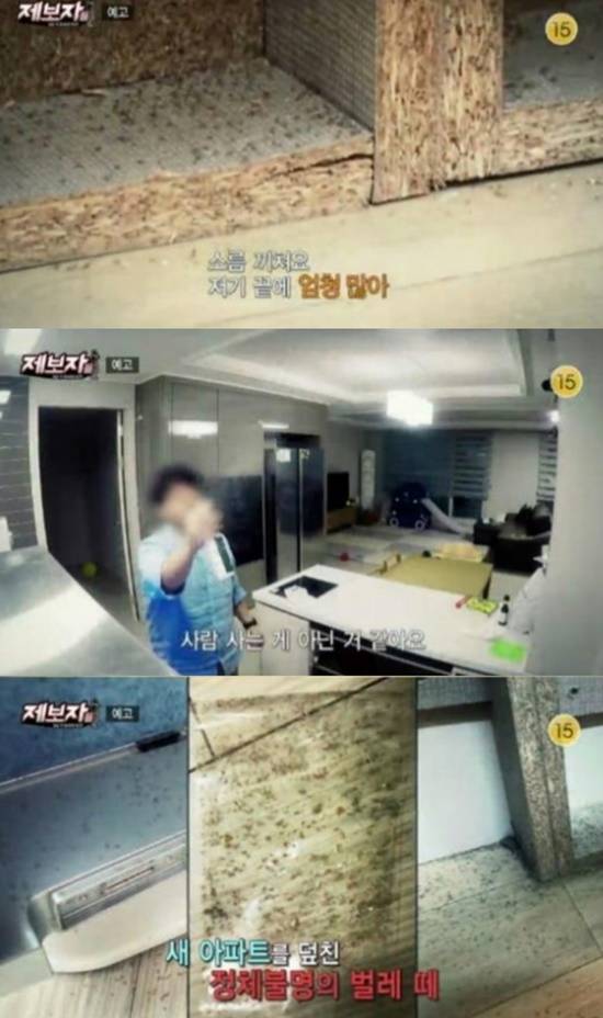 제보자들 벌레아파트, 주민들 고통 호소. 25일 방송된 KBS2 제보자들에서는 새 아파트 입주와 동시에 등장한 벌레 떼들로 고통받는 주민들의 제보가 방송됐다. /KBS2 제보자들 방송화면 캡처