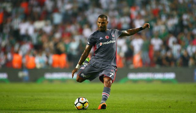 아웃프런트 장인 콰레스마가 이란과 경기에서 멋진 골을 폭발했다. /베식타쉬 홈페이지