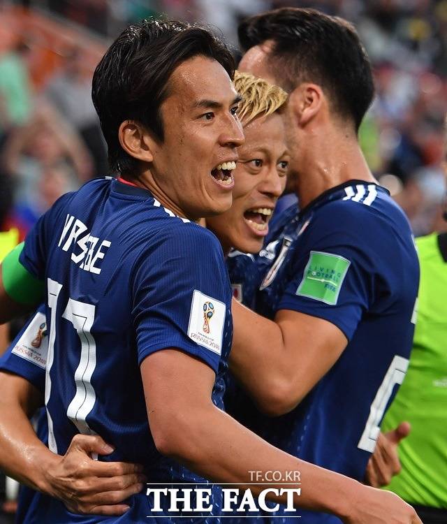 일본-폴란드 격돌! 비기기만 해도 16강에 오르는 일본이 2018 러시아 월드컵 3차전 폴란드와 경기에서 어떤 결과물을 낼지 주목 된다./ 사진=신화.뉴시스