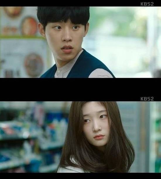 투제니, 첫 방송 호평. 김성철(위)·정채연(아래)의 순수하고 풋풋함으로 무장한 음악드라마 투제니가 안방극장에 공개된 후 시청자들의 호평을 받고 있다. /KBS 2TV 투제니 캡처