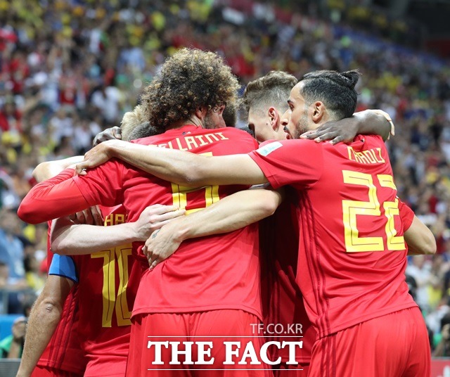 14일(한국시간) 열린 2018 러시아 월드컵 3위 결정전에서 벨기에가 잉글랜드를 2-0으로 완파했다. /사진=AP, 뉴시스