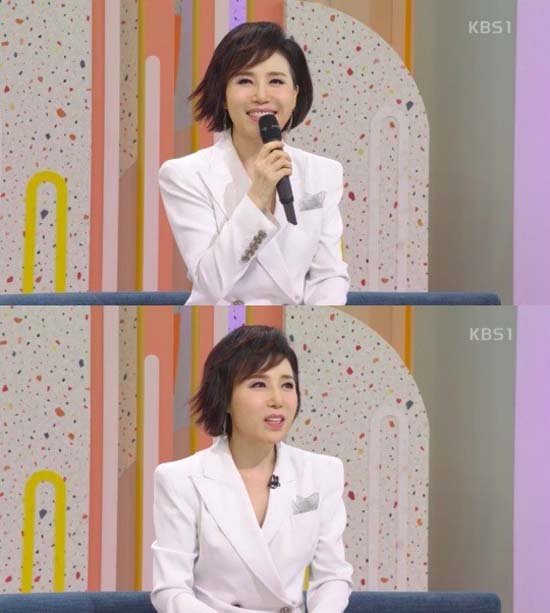 1984년 첫 정으로 데뷔한 최유나는 화려한 스포트라이트를 받았다. /KBS1 아침마당 캡처