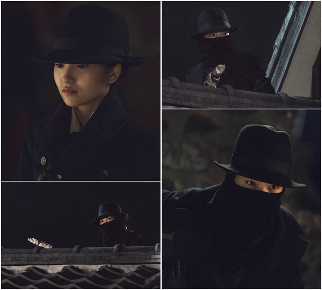 미스터 션샤인 스틸 속 배우 김태리. tvN 미스터 션샤인 측은 22일 배우 김태리 변복 장면이 담긴 스틸을 공개했다. /화앤담픽처스 제공