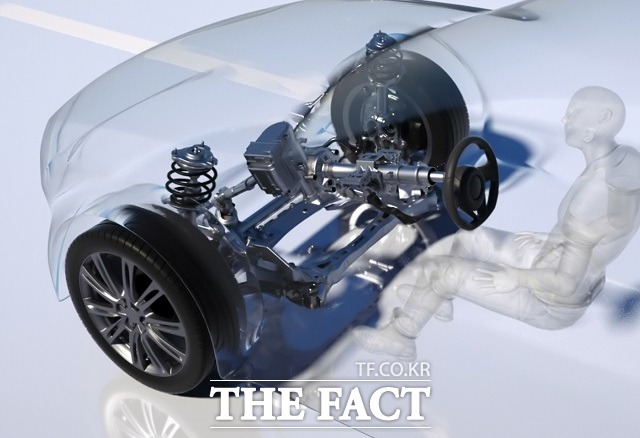 현대모비스가 양산 사례 없는 자율주행차에 최적화된 첨단 조향 장치 개발에 성공했다고 25일 밝혔다. /현대모비스 제공