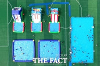 [TF포토] '신나게 풍덩' 중랑구, 찾아가는 물놀이장 개장