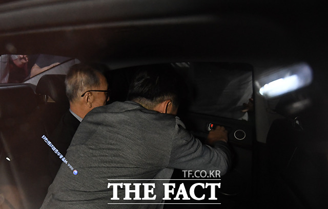 구속기간 만료로 석방된 김기춘 전 대통령 비서실장.