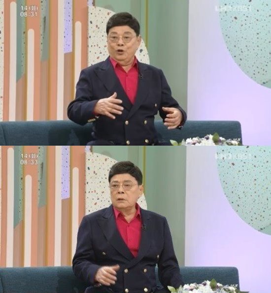 개그맨 남보원은 14일 KBS1 시사 교양 프로그램 아침마당 코너 화요초대석에 출연했다. /KBS1 아침마당 방송 캡처