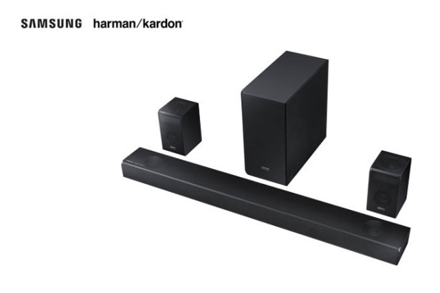 삼성전자는 하만 카돈과 함께 선보인 플래그십 사운드바 HW-N950가 이달 말 한국과 미국에 동시 출시한다고 밝혔다. /삼성전자 제공