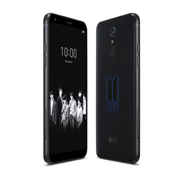 LG Q7 BTS 에디션은 국내를 시작으로 독일·스페인·브라질·호주 등 10여 개 국가에 출시된다. /LG전자 제공