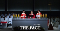 [TF포토] 천주교 서울 순례길, '교황청 공식 국제순례지 선포식'