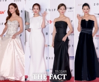 [TF포토] 부산국제영화제…드레스의 정석, '블랙&화이트'
