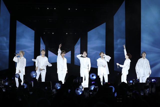 그룹 방탄소년단은 현지시간 6일 미국 뉴욕 시티필드에서 러브 유어셀프 북미 투어 마지막 공연을 했다. /빅히트엔터테인먼트 제공