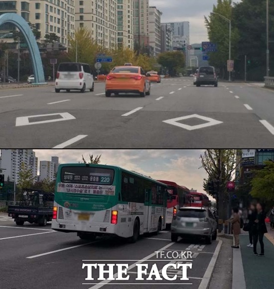 18일 서울 시내뿐 아니라 인근 경기도에서도 시민들은 버스를 이용하거나 일부 운행 중인 택시에 몸을 실으며 출근길에 올랐다. /분당=지예은 기자
