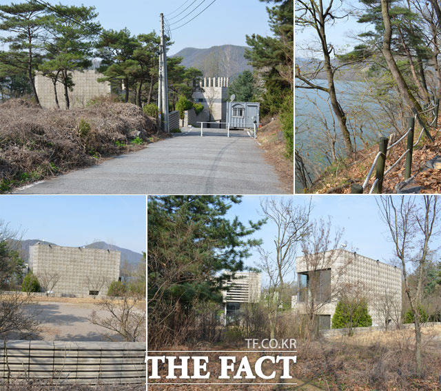 오리온 담철곤 회장과 이화경 부회장의 개인별장으로 추정되는 건물이다. 이 건물은 오리온 양평연수원과 200m가량 떨어진 곳에 있다. /더팩트 DB