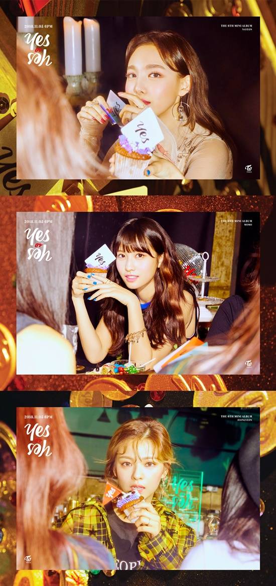 JYP 엔터테인먼트가 트와이스 신곡 YES or YES 멤버별 티저 공개를 시작했다. / JYP 엔터테인먼트 제공