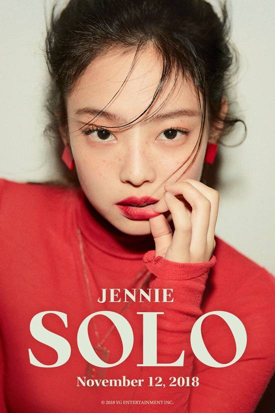 솔로 데뷔가 확정된 블랙핑크 제니가 포스터를 공개했다.   /YG엔터테인먼트 제공