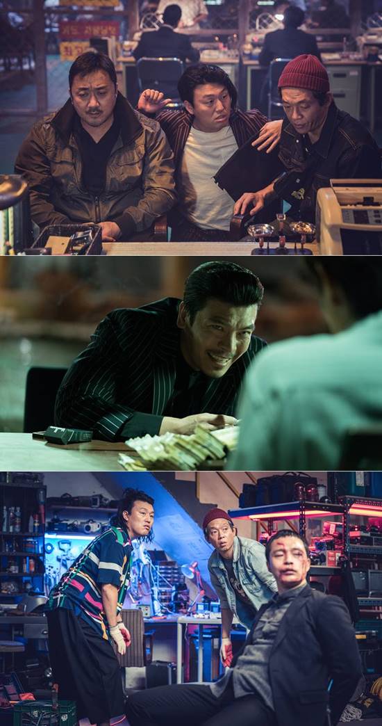 김민재와 박지환 등은 성난황소에서 감초역할을 톡톡히 하며 웃음을 자아낸다. 김성오 역시 역대급 악역을 완성했다. /쇼박스 제공