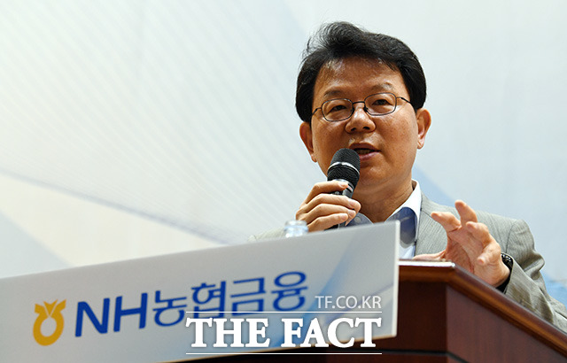 김광수 NH농협금융지주 회장(사진)의 취임 후 첫 자회사 사장단 인선 절차가 시작됐다. /임영무 기자