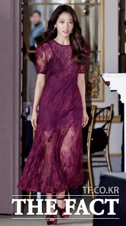 배우 박신혜는 지난달 28일 tvN 알함브라… 제작발표회에 참석했다. /이덕인 기자