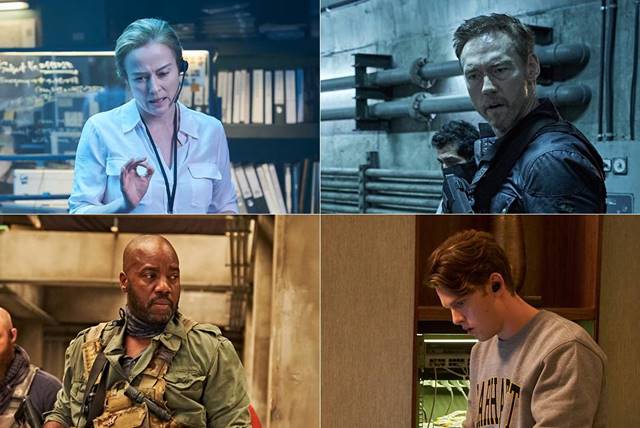 배우 제니퍼 엘(왼쪽 위부터 시계방향으로) 케빈 두런드, 스펜서 다니엘스, 마릭요바 등이 영화 PMC:더 벙커에 출연한다. /CJ엔터테인먼트 제공