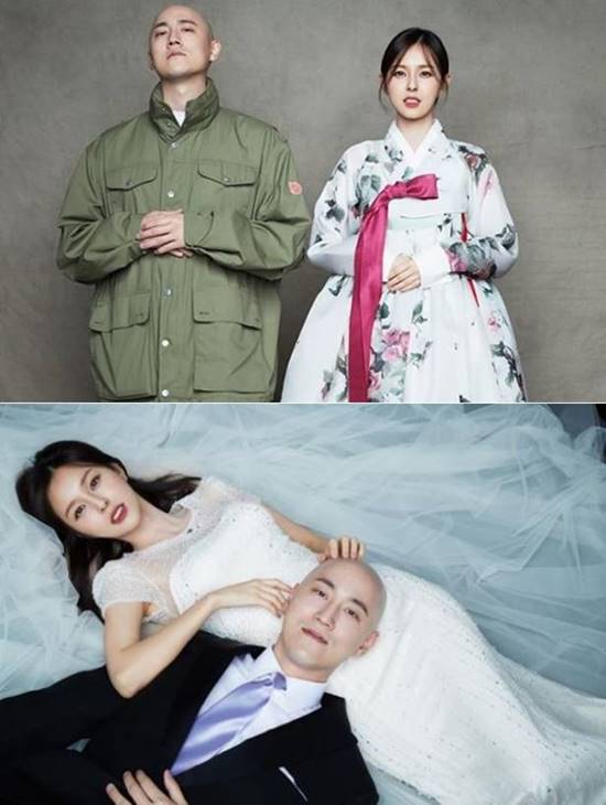 박서원(위 왼쪽) 두산그룹 전무와 조수애 JTBC 전 아나운서는 지난 8일 결혼식을 올렸다. /박서원 인스타그램