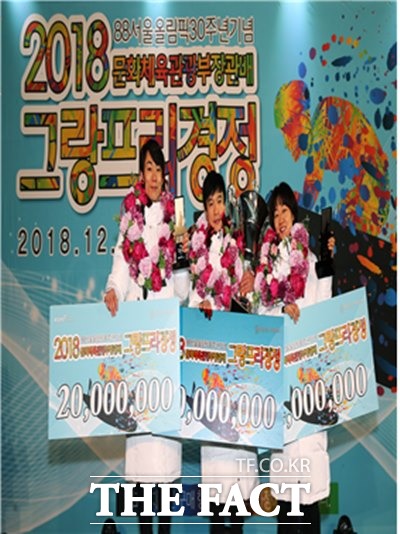 2018그랑프리경정에서 우수한 성적을 거둔 2위 김응선, 1위 심상철, 3위 박정아(왼쪽부터)./경륜경정사업본부 제공